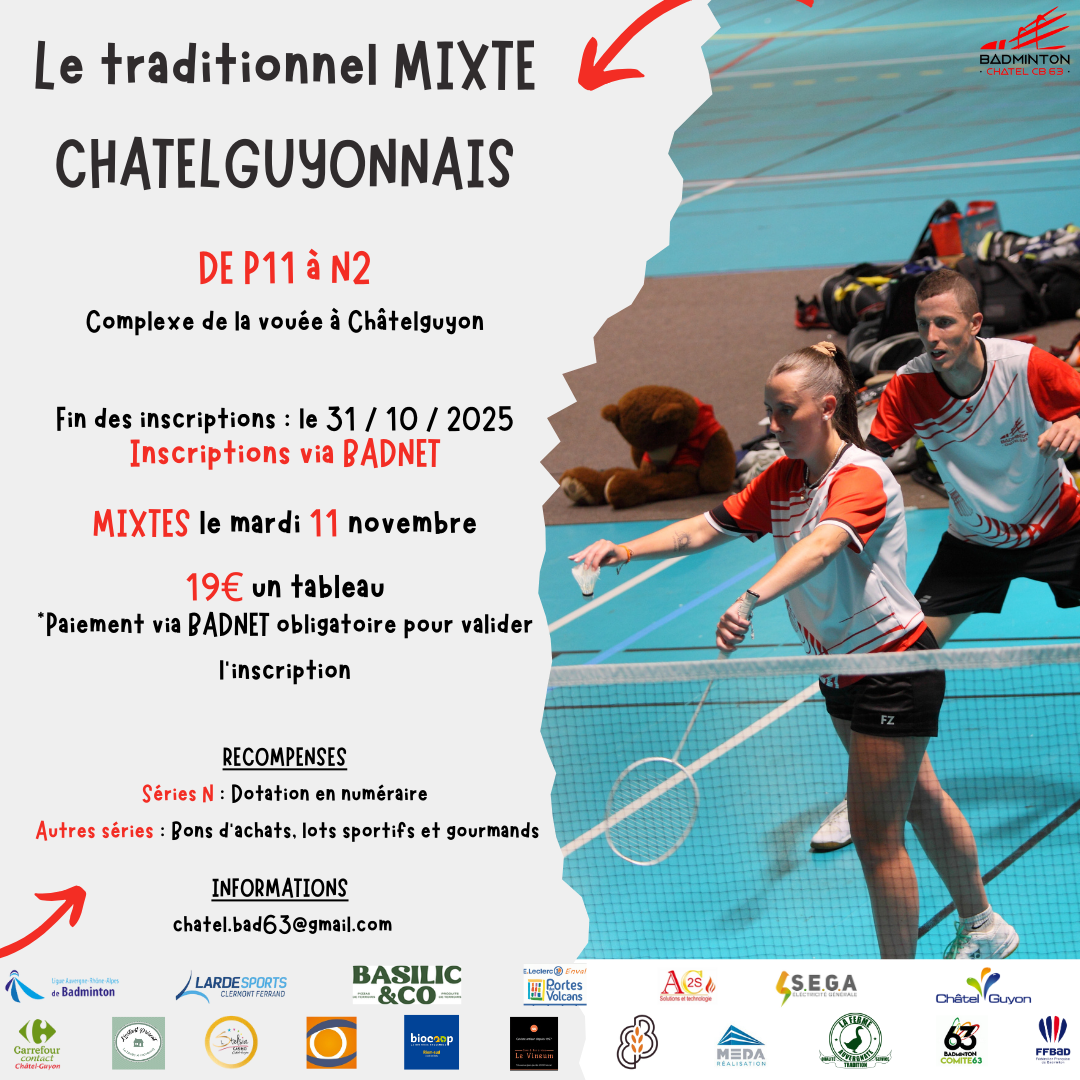 Tournoi mixte de Chatel-Guyon